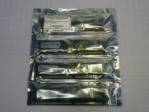 LOT OF 4 CORBEL SOLUTIONS A7131A 8GB PC2100 RAM KIT (4X2GB) T188320
