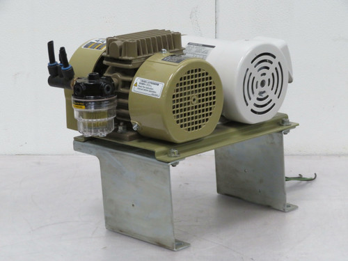 Ichinomiya Denki AEMFBH4PH051 KHA400-315-G1-KG556 Three Phase Induction Motor 0.4 Kw 4 Pole and Dry-Pump  For Sale