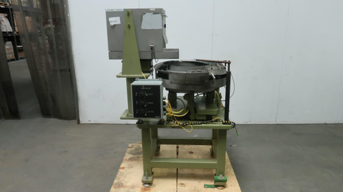 Vibromatic H003  Vibrating Bowl Feeder + Hopper + In line Feeder + Control + Table  For Sale