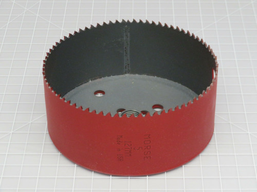 Morse 53WP27 Bi-Metal 5 in 127 mm Bim Hide Saw  For Sale