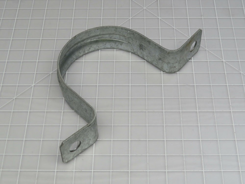 Lot of 12 Bridgeport 1907  Strap, Two Hole Pipe, Steel, Size 2-1/2 Inch  For Sale