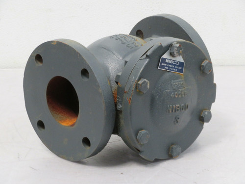 NIBCO F-918-B NHE300F 3 In Check Valve Cast Iron, Swing, Flanged  For Sale