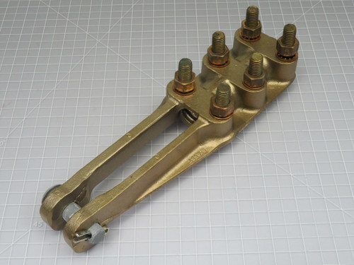 Lot of 2 Burndy DUW44  500-1000 CU De CLMP 2.81 in h  For Sale