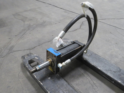 PARKER JJ2HLUI3A 4 INCH STROKE 10 IN BORE LARGE HYDRAULIC CYLINDER T191546