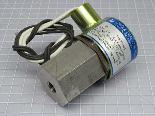 Circle Seal 14800-468  Solenoid Valve 3600 PSI 115V 60AC  For Sale