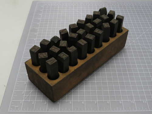 698690 LETTER MARKER STEEL STAMPS 12.7MM T191745