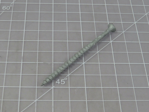 LOT OF 800 10X3.5 GALVANIZED SCREWS 3.5 INCH LONG T192065