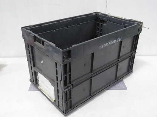 LOT OF 14 GREY PLASTIC BIN 15 IN X 24 IN X 14.5 IN T192757