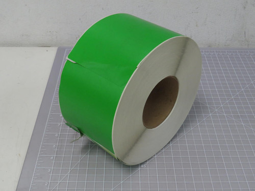 Lot of 6    Thermal 4 X 6.5 Green Labels (6000 labels)  For Sale