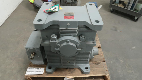 Delroyd DE100-S7  Worm Gear Reducer Ratio 1600 to 1  For Sale