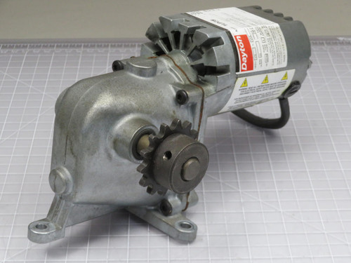 Dayton 1LPZ8  AC/DC Gear Motor 1.4 AMp 22 RPM 50/60 Hz   For Sale