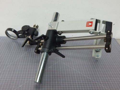 Sovella   15 Kg Microscope Heavy Duty Double Arm with extension for Boom Base Stand  For Sale
