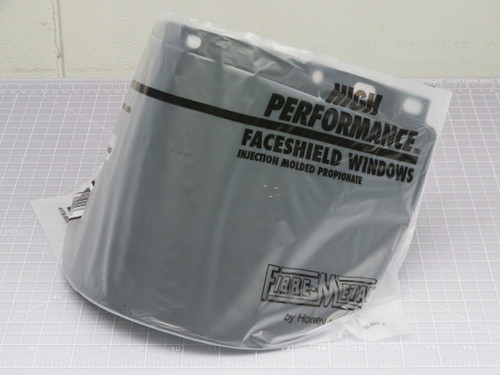 Fibre-Metal 4178IRUV5BP  High Performance Faceshield Windows, Green, Extended View, 16-1/2 in W x 8 in L  For Sale