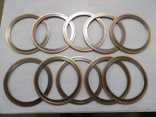 Lot of 10 Lonestar B16.20 150# ASME  6" Gasket 304/FG   For Sale