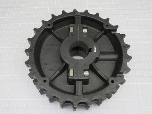 Rex 614-40-2 N820-25T Grvd Split Sprocket 1-3/16 in Shaft Ready Bore  For Sale