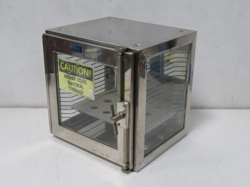 Boekel   Stainless Steel And Glass Desiccator Cabinet 12 X 12 in   For Sale