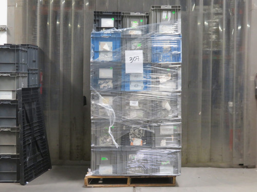 Lot of 35 Schaefer Newstac NF241512.AP  Plastic Bins 24x15x12 Mixed Color  For Sale