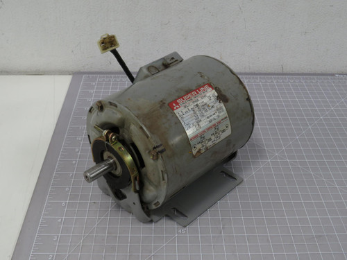 MITSUBISHI SP-KS SINGLE PHASE INDUCTION MOTOR 100V 50/60 HZ 0.2 KW 4 POLE 5.5/4.8 AMP T196227