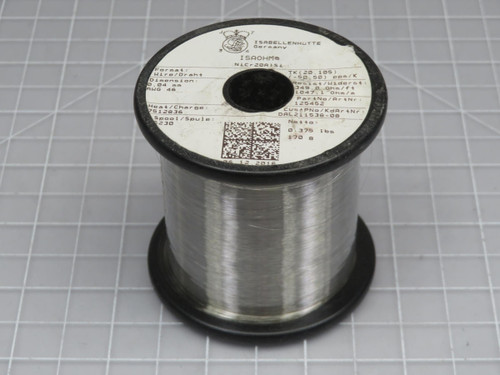 Isabellenhutte  125452 DAL211538-08 Resist 349.0 ohm/ft Dimension 0.04mm AWG 46  For Sale