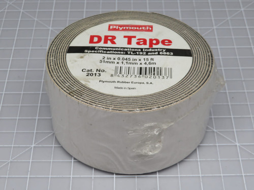 Lot of 3 Plymouth  TL-192 2013 DR Tape 2 in X 0.045 in X 15 ft  For Sale
