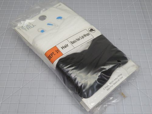 Lot of 24 Time and Tru    2pk Basic Hair Wraps Black and White  For Sale