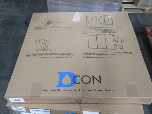 2 Room 2 Ply Disposable Decontamination Shower  For Sale