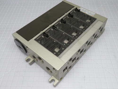 SMC  VV5FS3-01T-051-03  Pneumatic Valve Manifold Assembly  For Sale