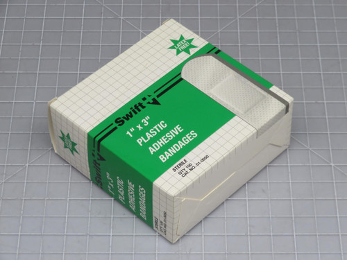 Lot of 12 Honeywell 010050  1 in X 3 in Plastic Adhesive Bandages  For Sale