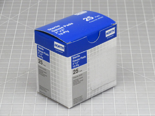 Lot of 18 North By Honeywell 067522  Sterile Gauze Pads 2 X 2 in 12-Ply  For Sale