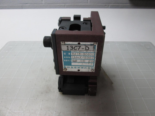 TOYOJAMCO TER-SKT-/1-1 RA18-30600 UM-A-5362 DIE PRESS APPLICATOR T52365
