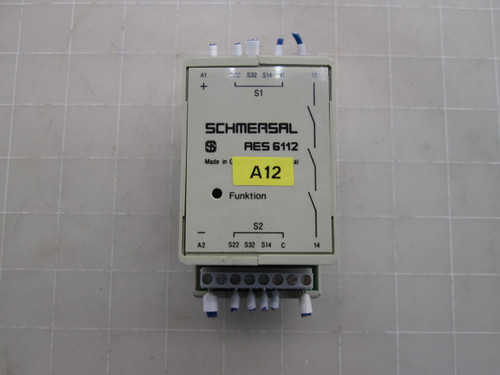 SCHMERSAL AES6112 SAFETY CONTROL CONTACT BLOCK T53172