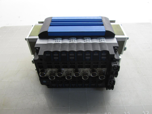 FESTO CPV10-VI CPV10-GE-ASI-8E8A-Z MI CPV10-VI-P8-M7-B PNEUMATIC VALVE MANIFOLD T53203