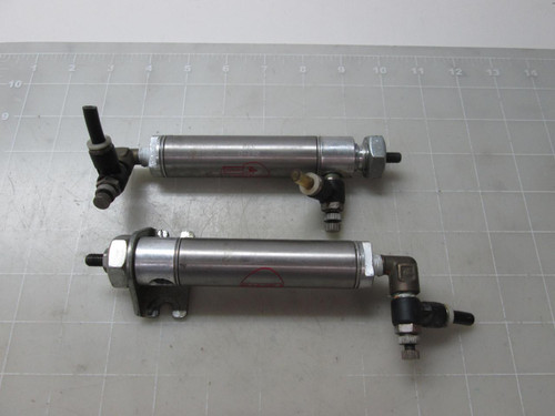 LOT OF 2 BIMBA 062-D PNEUMATIC CYLINDER T53767