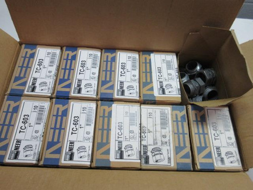 LOT OF 100 NEER TC-603 1" COMPRESSION COUPLING T54331