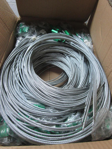 CASE OF 200 GREEN CABLE WIRE SEALS FOR TRACTOR TRAILER TRUCKS