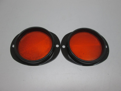 LOT OF 2 JAMES KING 2050 SAE-A-94-DOT 9905-00-202-3639 INDICATING CLEARANCE REFLECTORS T55519