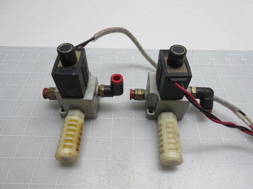 LOT OF 2 031-001G SOLENOID VALVES W/ COILS T56414
