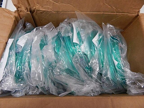 LOT OF 25 SALTER LABS 1600GTLC-7-25 ADULT NASAL CANNULA W/ 7' SUPPLY TUBE (GREEN) T57071