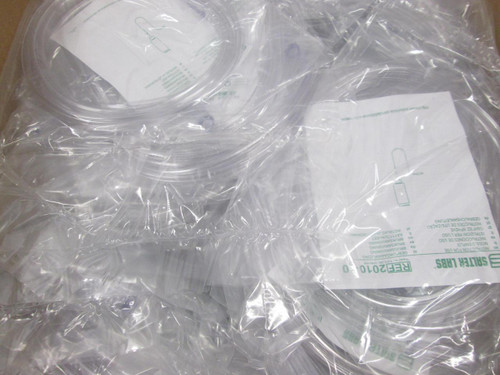 LOT OF 50 SALTER LABS 2010-10 OXYGEN TUBING W/ 2 STANDARD CONNECTORS T57083