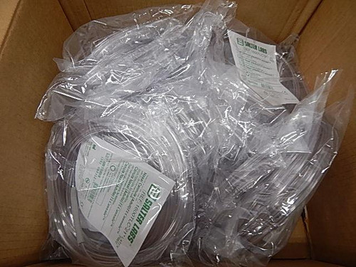 LOT OF 25 SALTER LABS 1600TLC-21* ADULT NASAL CANNULA W/ 21' SUPPLY TUBE T57097