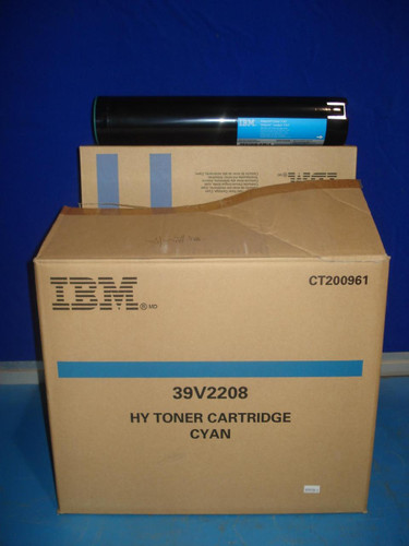 IBM 39V2208 CYAN HIGH YIELD TONER CARTRIDGE FOR IBM 1467 T6151