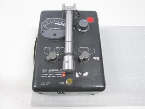 GENERAL RADIO COMPANY 1551-C SOUND-LEVEL METER T57576