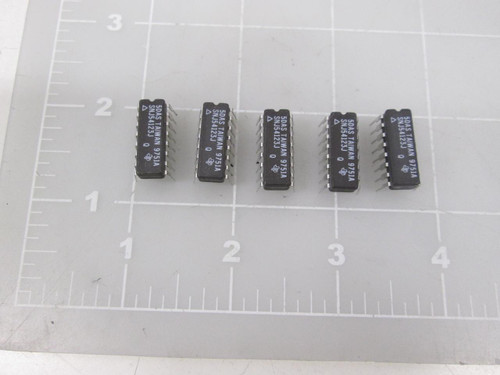 LOT OF 4 5DAS 9751A SNJ54123J SEMICONDUCTOR T59330