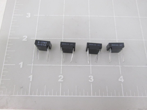 LOT OF 4 B-2207 64948 82030-07 MICROCIRCUITS T59332