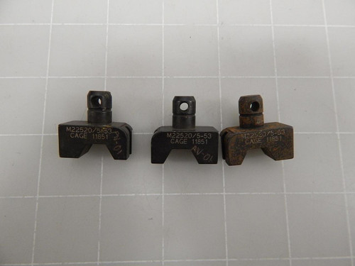 LOT OF 3 DANIELS Y148 M22520/5-53 DIE SET T60122