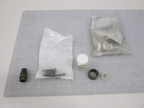 LOT OF 2 ITT CANNON 030-9032-003 5 POSITION CONNECTOR KIT T59649