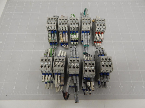 LOT OF 10 AB 1492-WD4 1492-EBD3 CIRCUIT BLOCK 4MM T59693