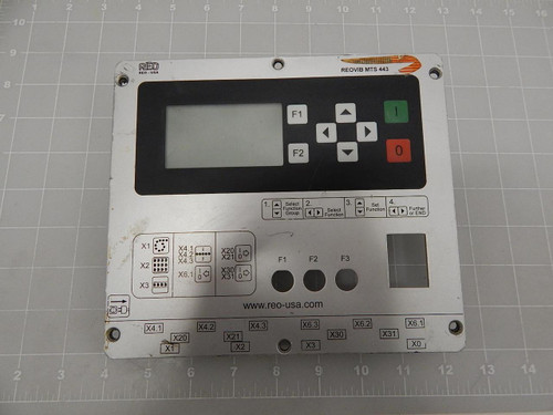 REO MTS443 THYRISTOR CONTROLLER FOR VIBRATORY FEEDER FRONT PANEL T60405