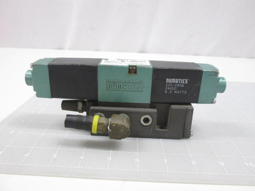 NUMANICS 225-285B SOLENOID VALVE COIL ONLY 24VDC 6.3W PRESSURE 150PSIG-AIR T60316