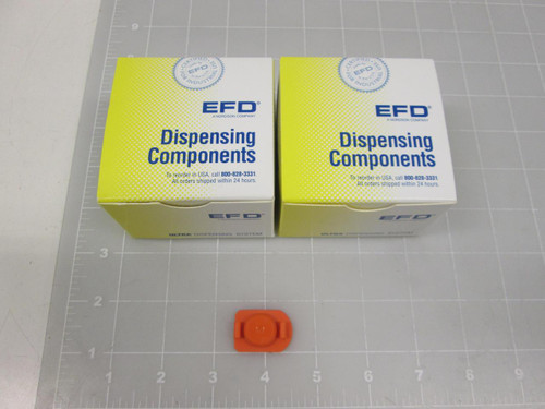 LOT OF 60 EFD 7017841 SYRINGE CAPS T60753